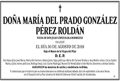 María del Prado González Pérez Roldán